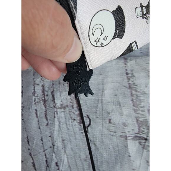 Ipsy x Valfre Makeup Cosmetic Pouch Pink Spooky Witch Print Halloween Goth - Picture 5 of 7